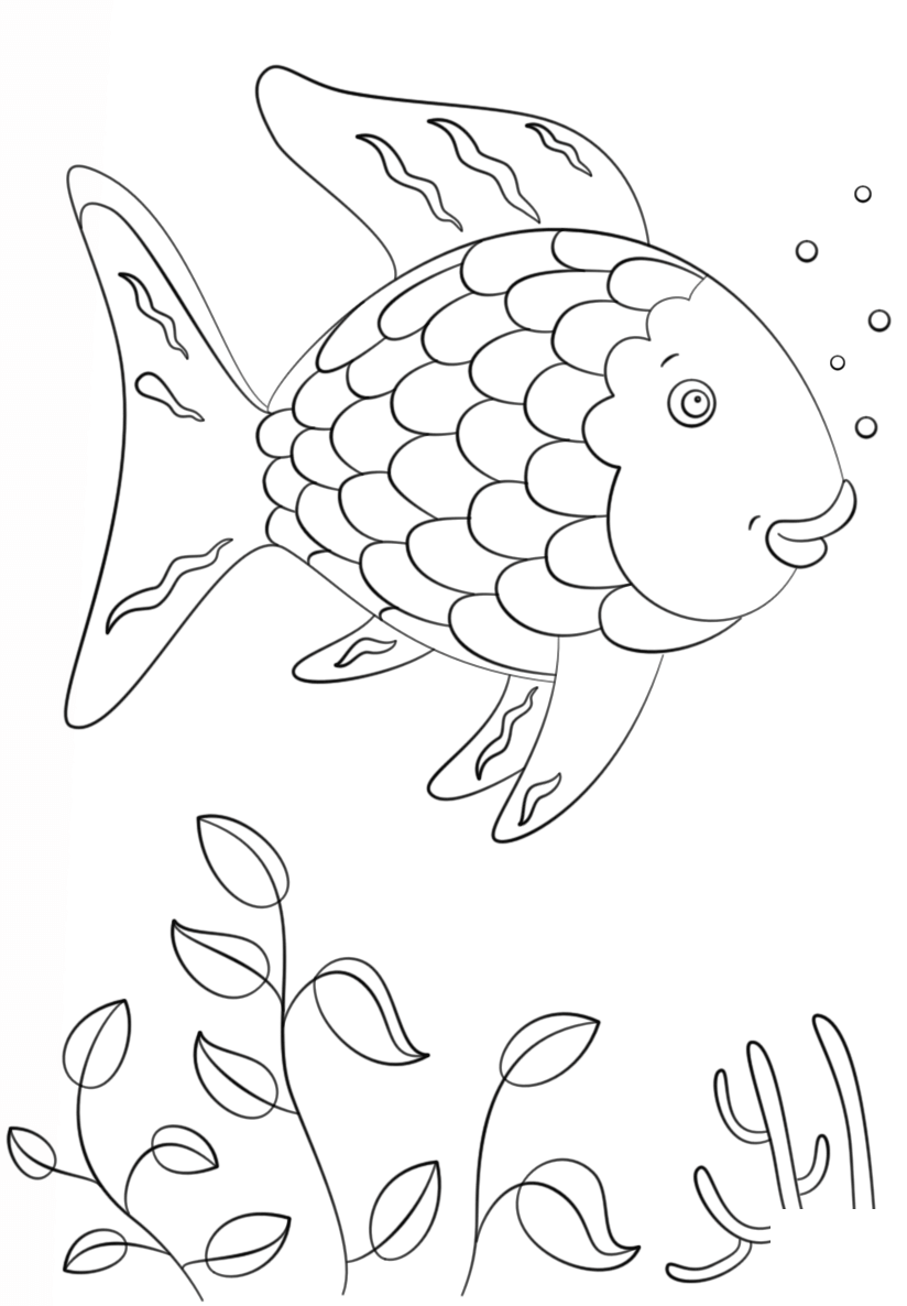 Tropical Fish Coloring Pages Printable 16