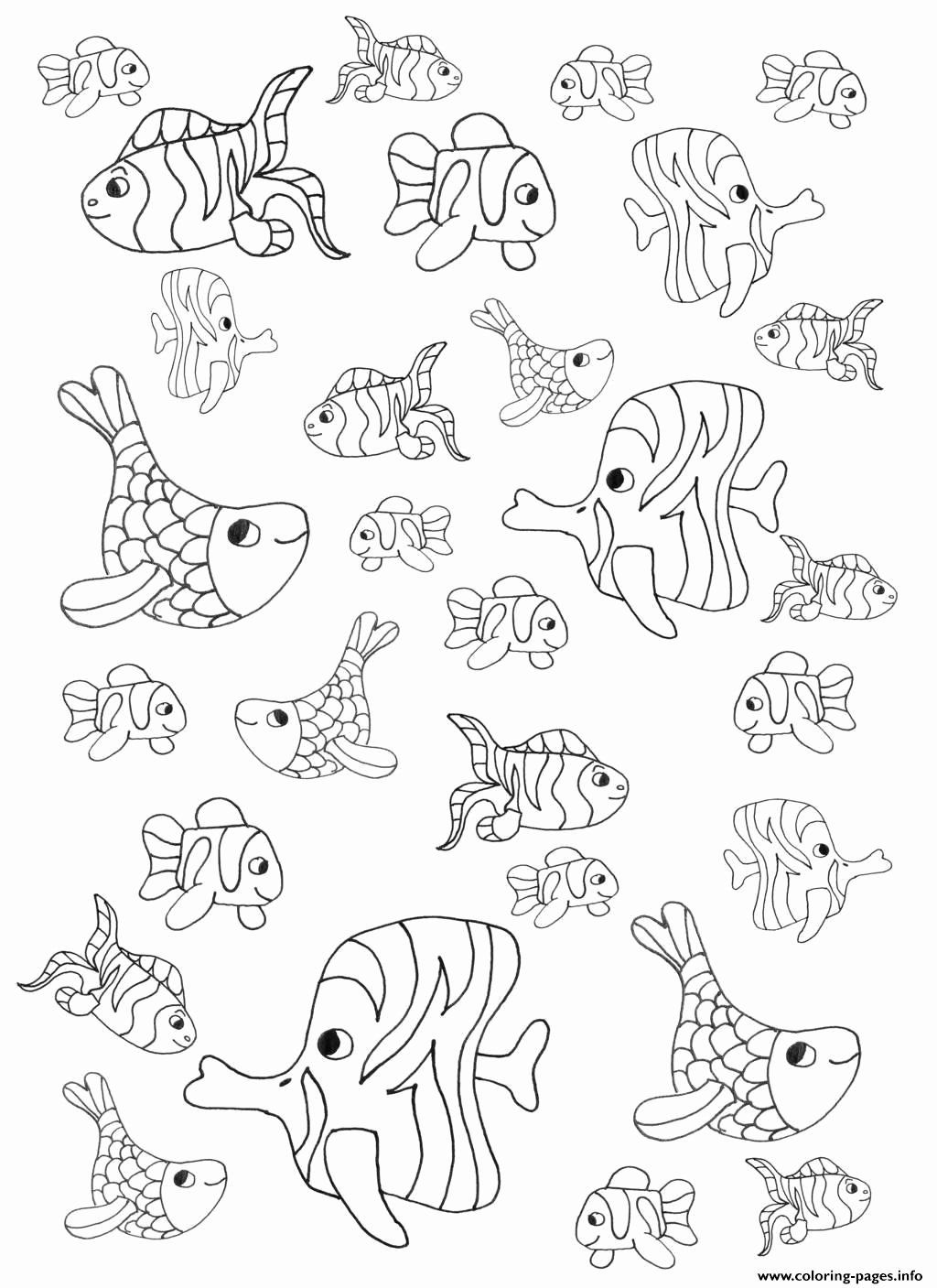 Tropical Fish Coloring Pages Printable 18