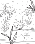 Tropical Fish Coloring Pages Printable 23