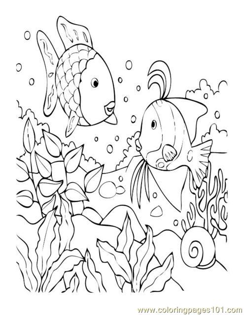 Tropical Fish Coloring Pages Printable 9