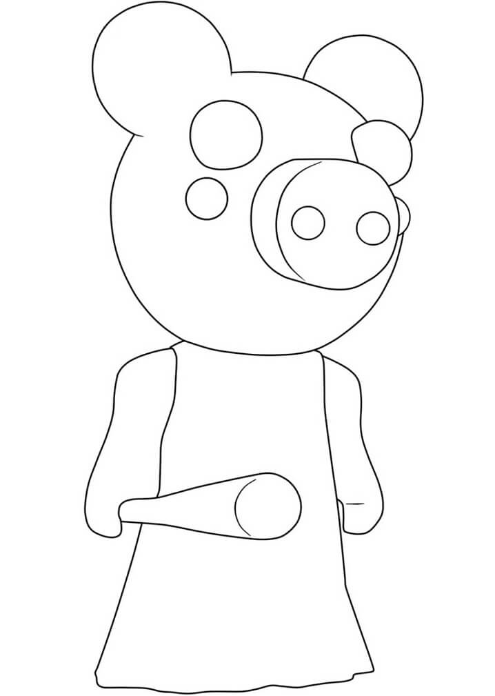 29 Fun Miss Piggy Coloring Page Printable 16