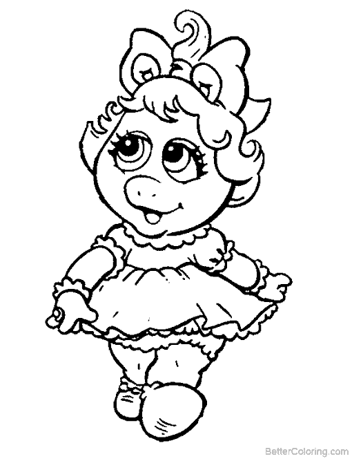 29 Fun Miss Piggy Coloring Page Printable 35