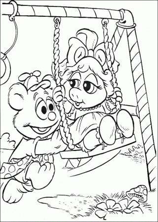 29 Fun Miss Piggy Coloring Page Printable 4