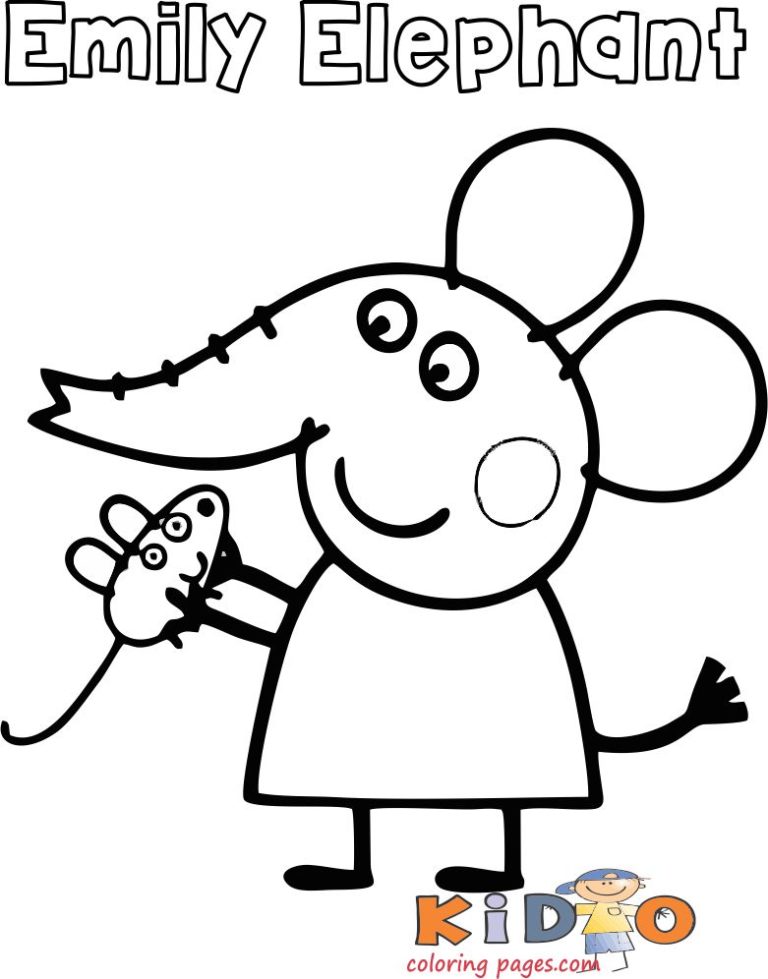 29 Peppa Pig Coloring Pages Printable 11