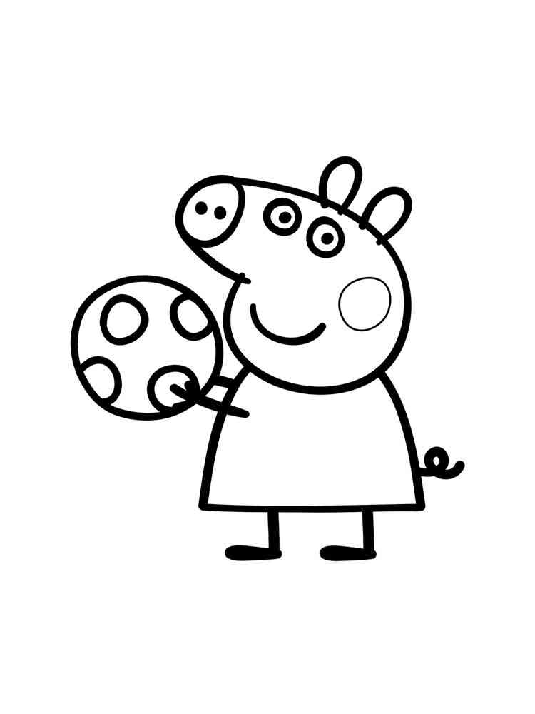 29 Peppa Pig Coloring Pages Printable 14