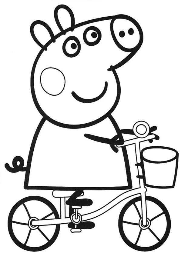 29 Peppa Pig Coloring Pages Printable 18