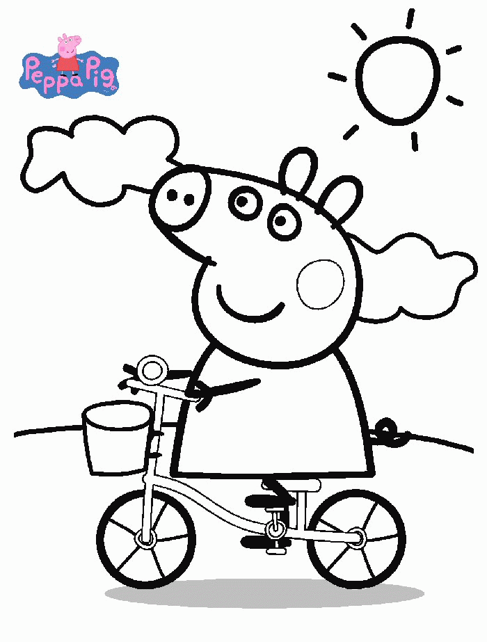 29 Peppa Pig Coloring Pages Printable 19