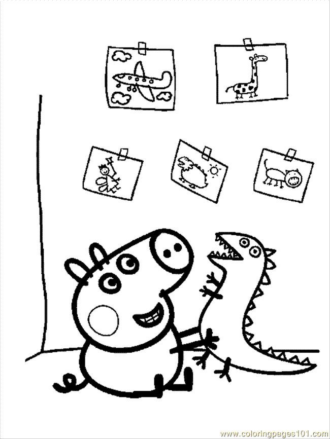 29 Peppa Pig Coloring Pages Printable 21