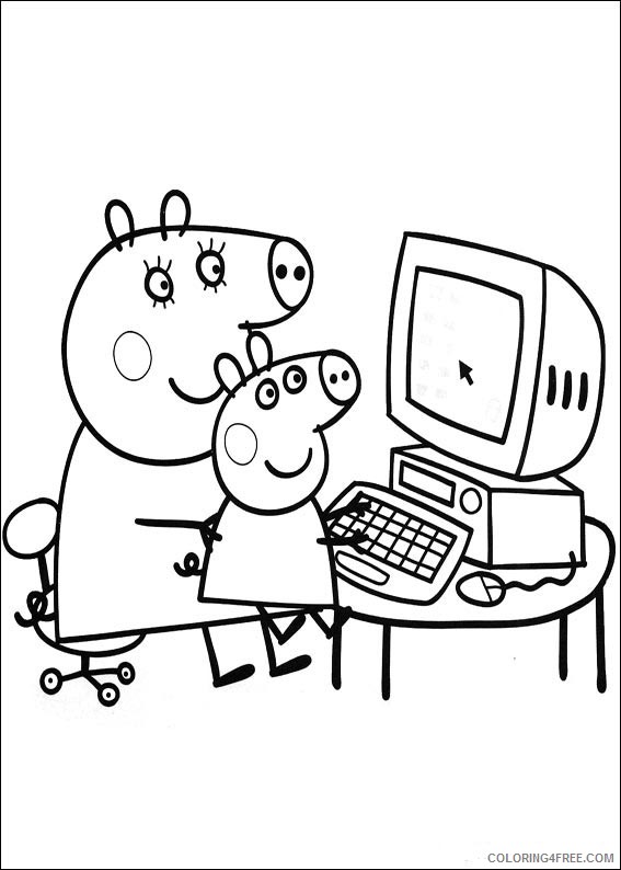 29 Peppa Pig Coloring Pages Printable 23