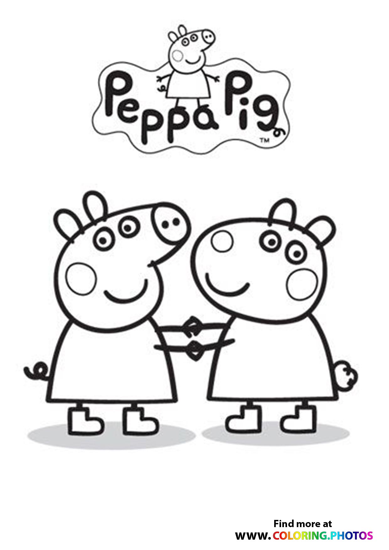 29 Peppa Pig Coloring Pages Printable 25