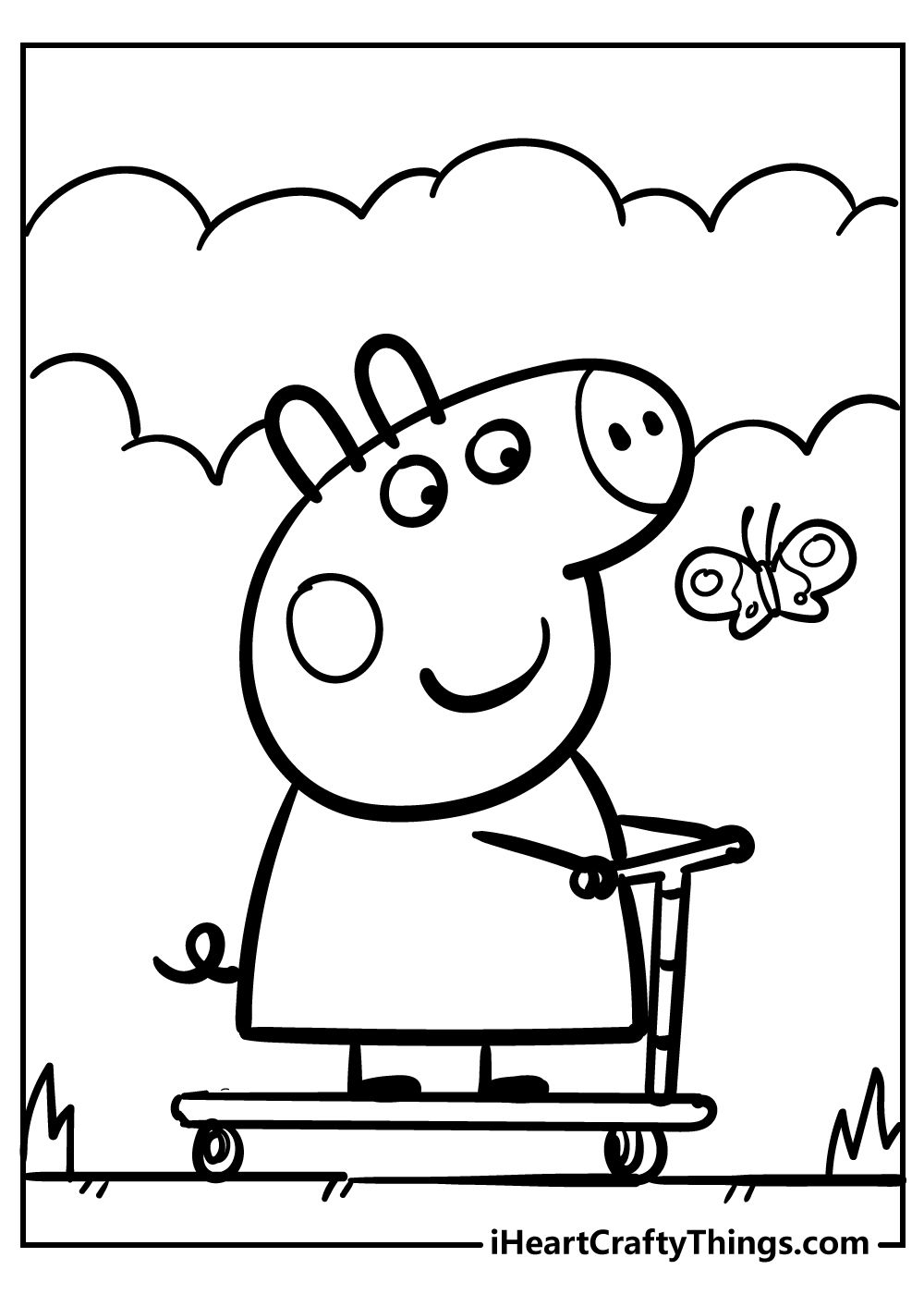 29 Peppa Pig Coloring Pages Printable 26