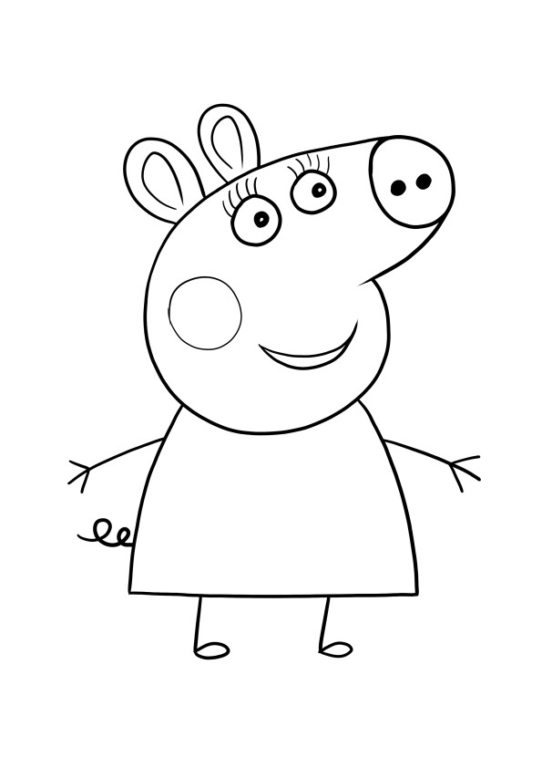 29 Peppa Pig Coloring Pages Printable 35