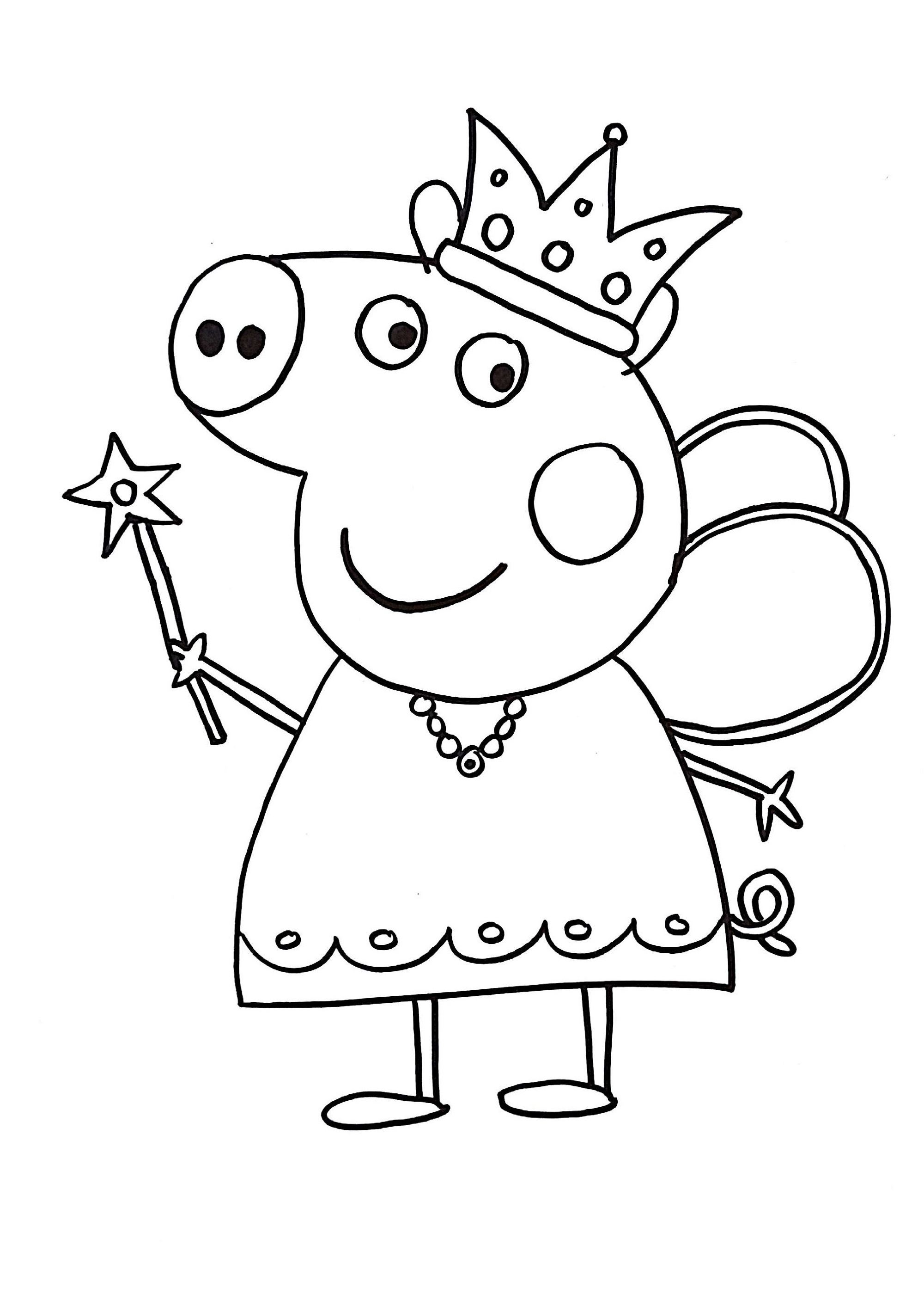 29 Peppa Pig Coloring Pages Printable 4