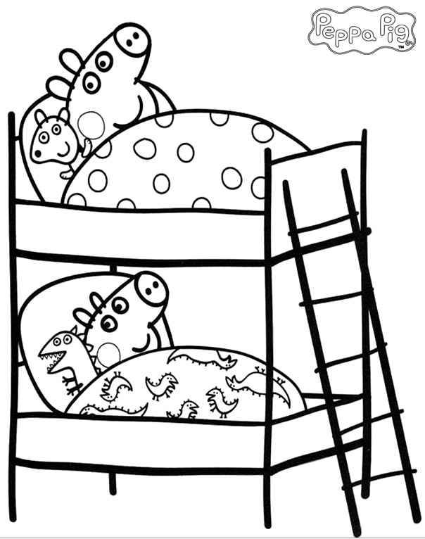 29 Peppa Pig Coloring Pages Printable 9