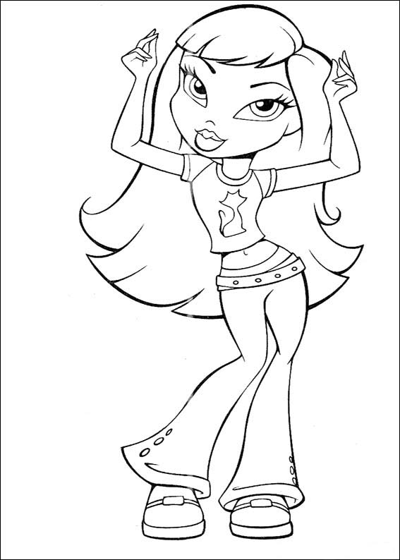 30 Cool Baddie Bratz Coloring Pages Printable 1