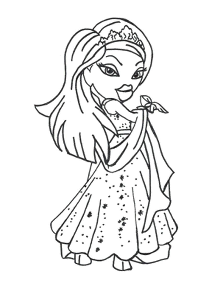 30 Cool Baddie Bratz Coloring Pages Printable 12