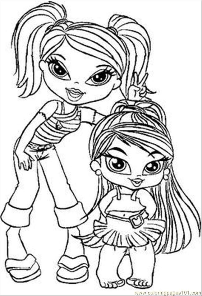 30 Cool Baddie Bratz Coloring Pages Printable 13