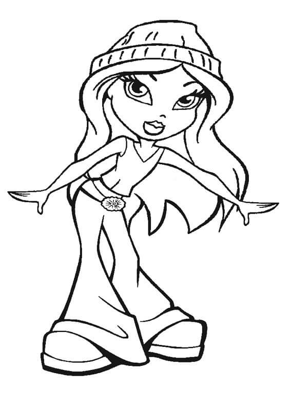 30 Cool Baddie Bratz Coloring Pages Printable 16