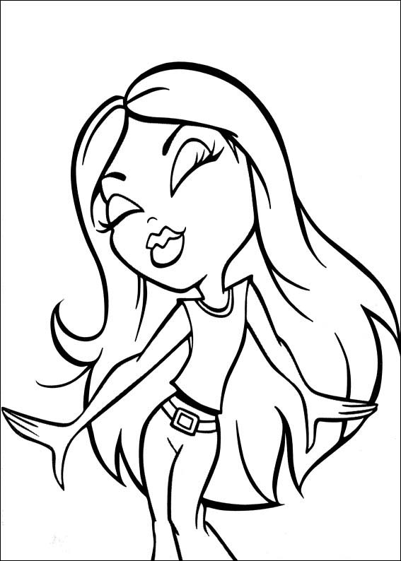 30 Cool Baddie Bratz Coloring Pages Printable 21