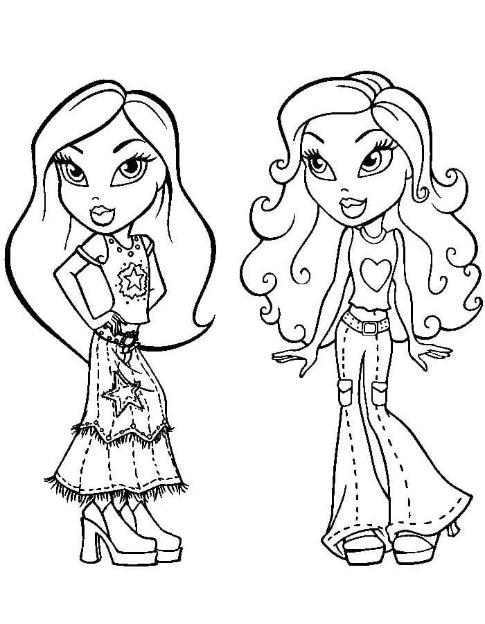 30 Cool Baddie Bratz Coloring Pages Printable 22