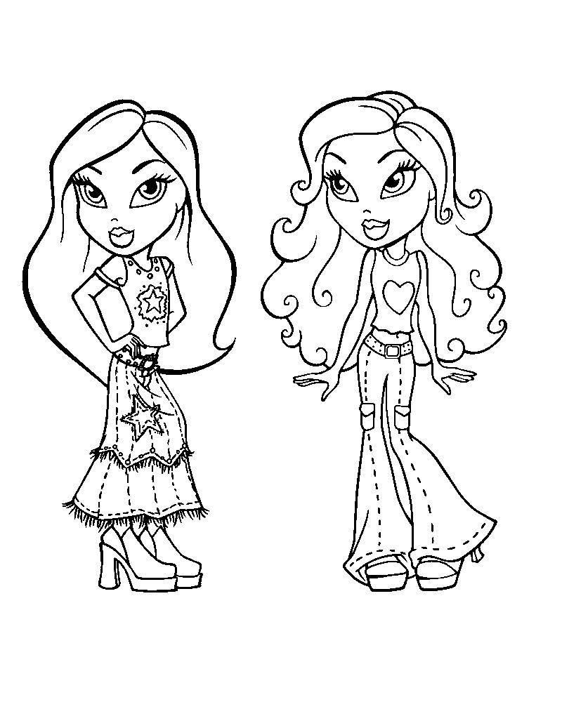 30 Cool Baddie Bratz Coloring Pages Printable 23