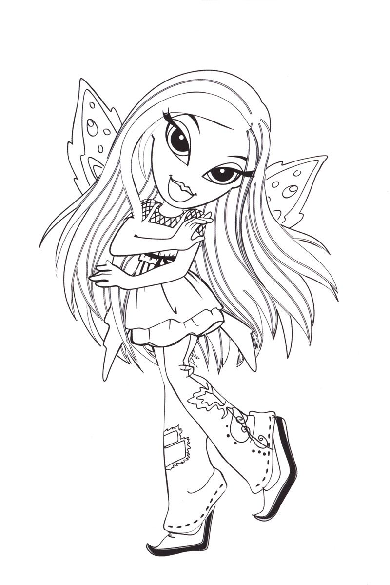 30 Cool Baddie Bratz Coloring Pages Printable 26