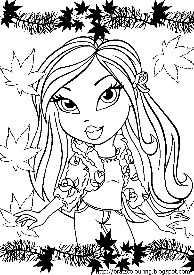 30 Cool Baddie Bratz Coloring Pages Printable 3