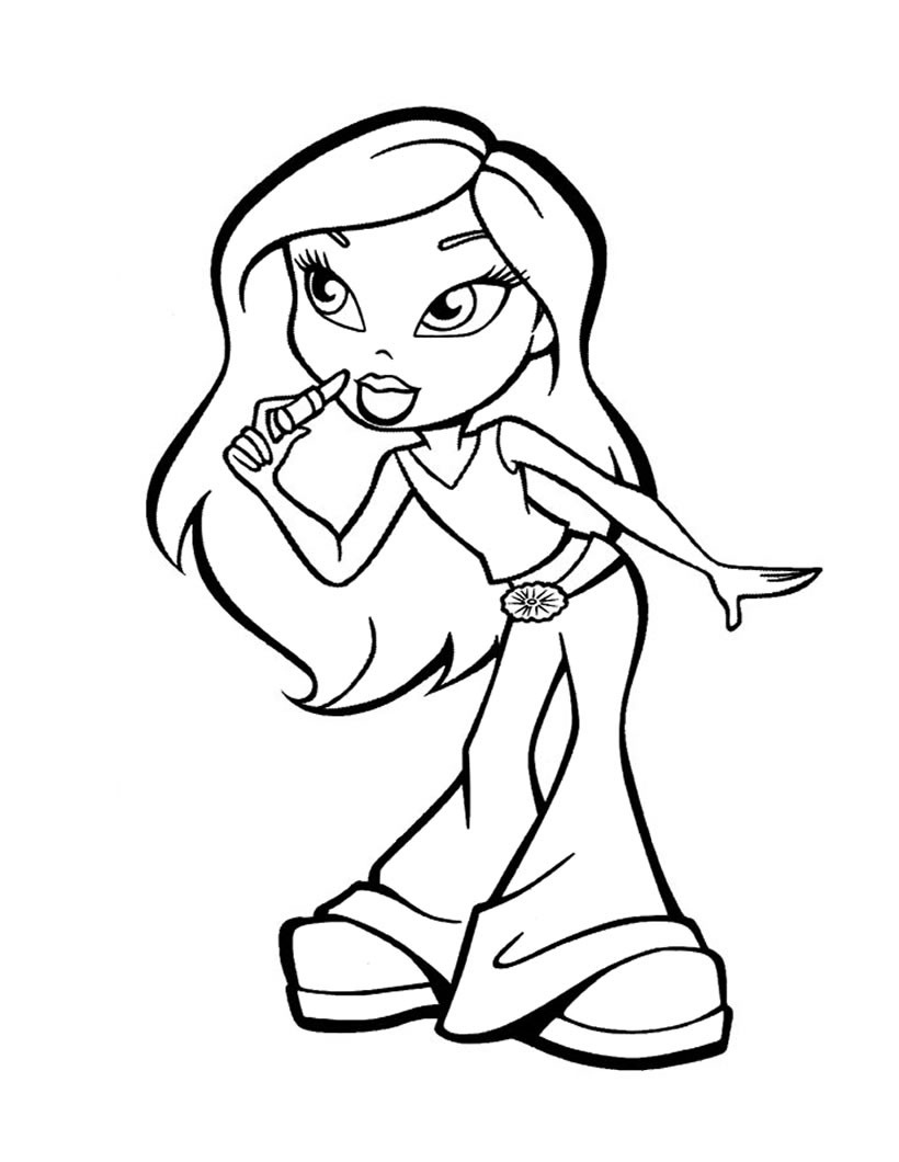 30 Cool Baddie Bratz Coloring Pages Printable 33