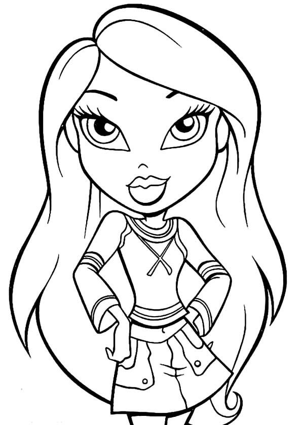 30 Cool Baddie Bratz Coloring Pages Printable 34