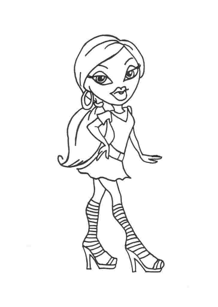 30 Cool Baddie Bratz Coloring Pages Printable 6