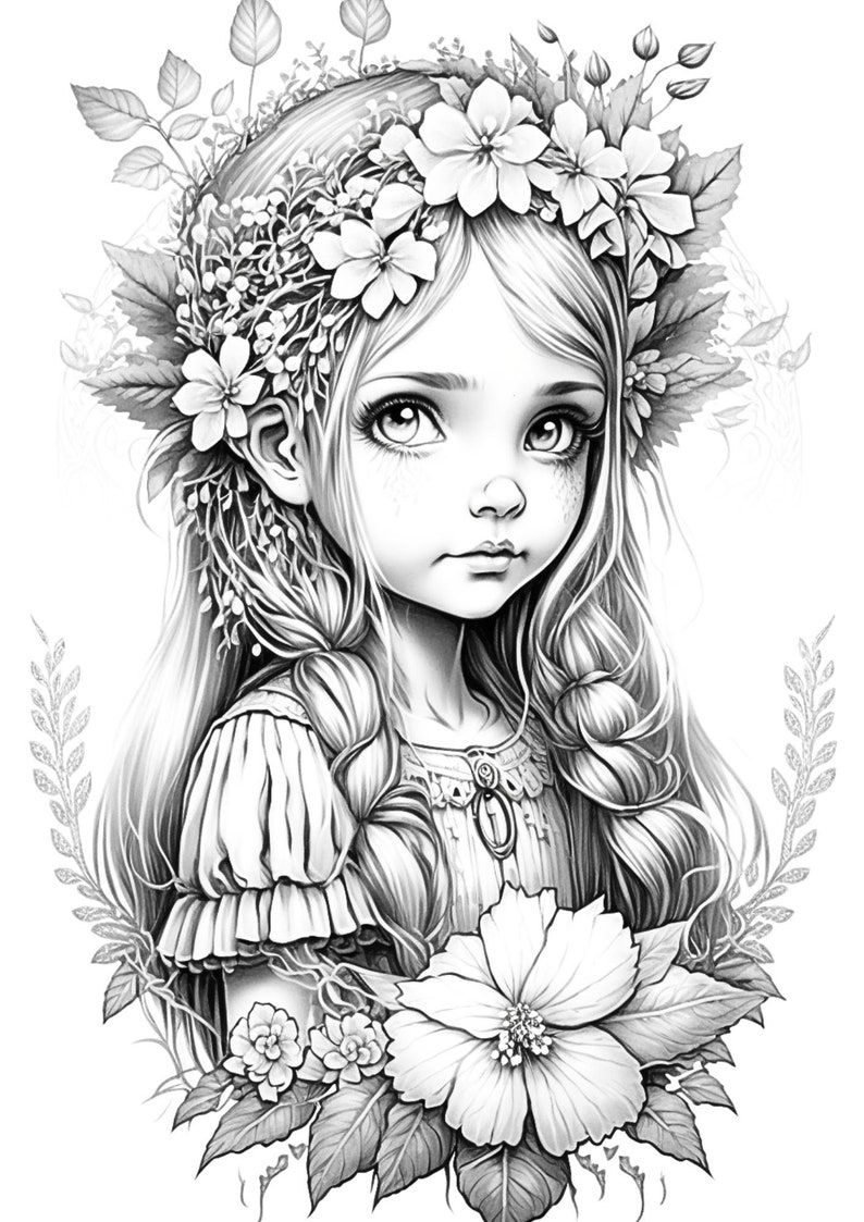 30 Cute Detailed Coloring Pages Printable 1