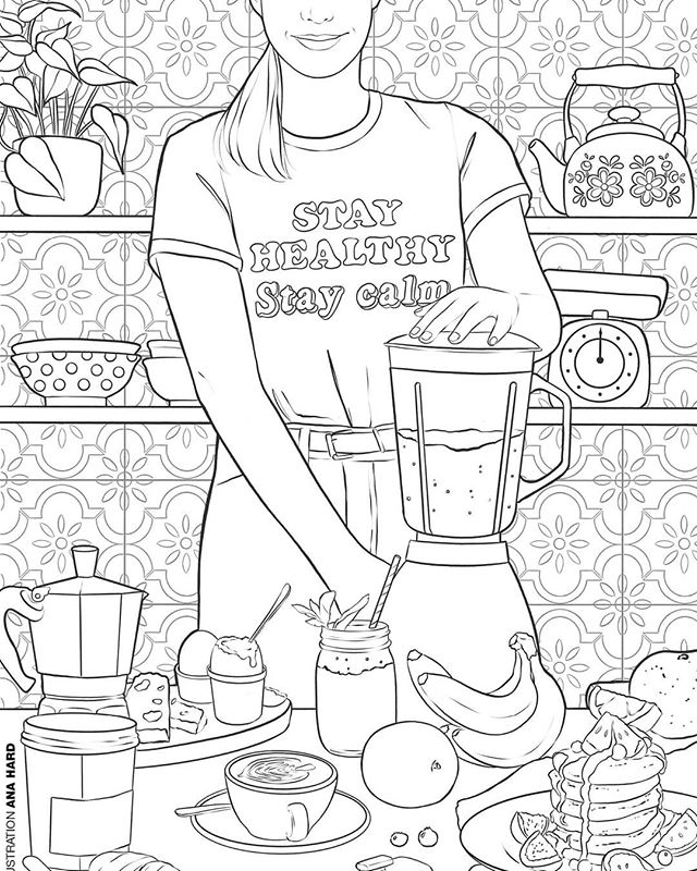 30 Cute Detailed Coloring Pages Printable 15