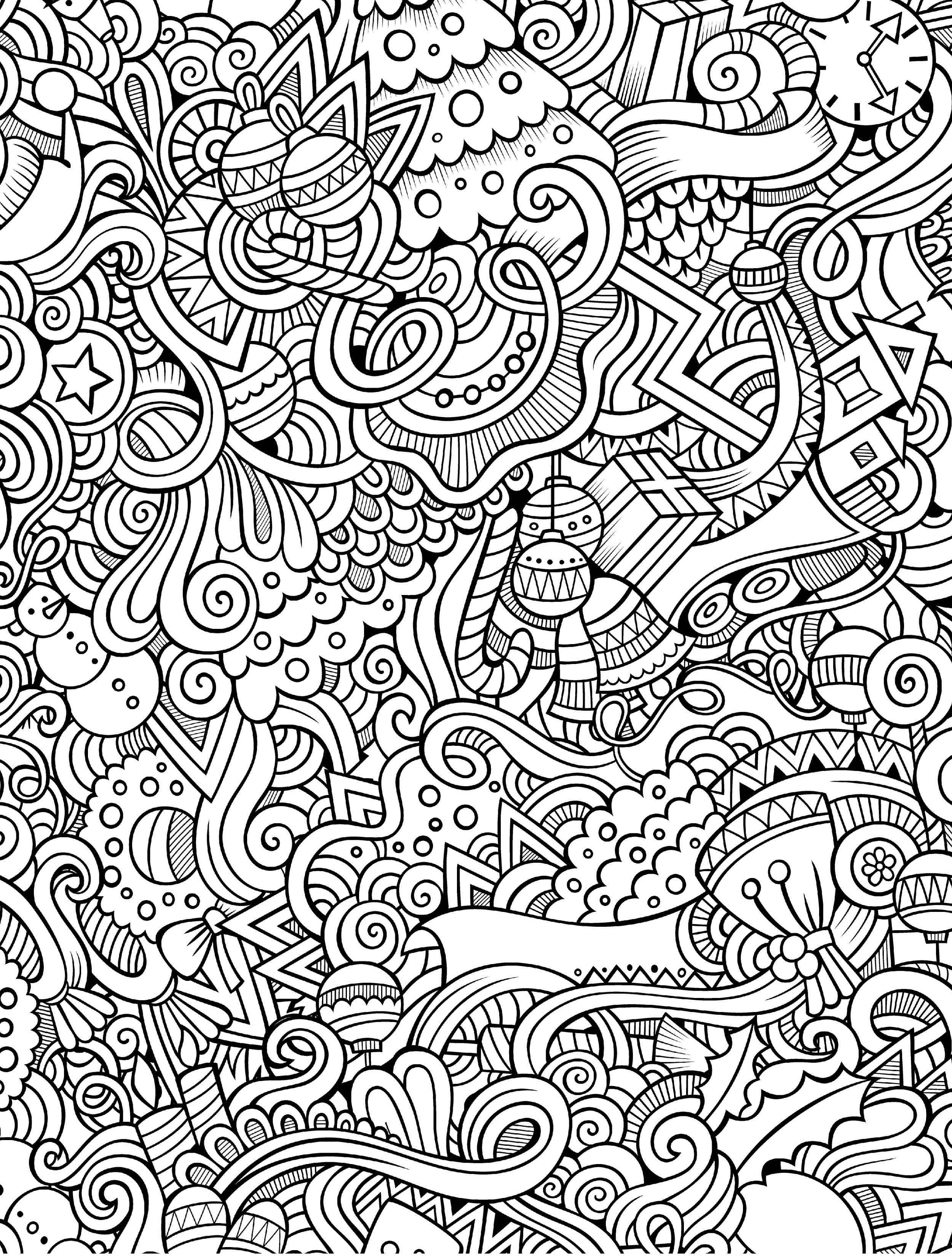 30 Cute Detailed Coloring Pages Printable 27