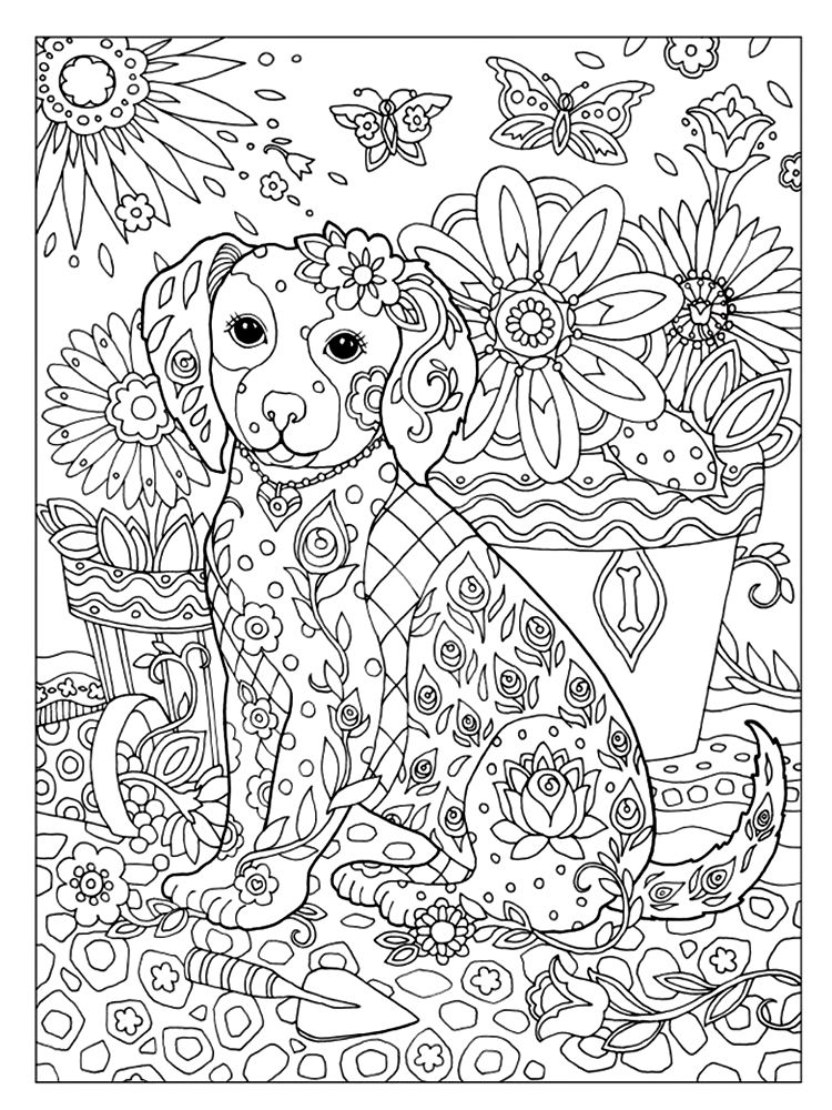 30 Cute Detailed Coloring Pages Printable 7