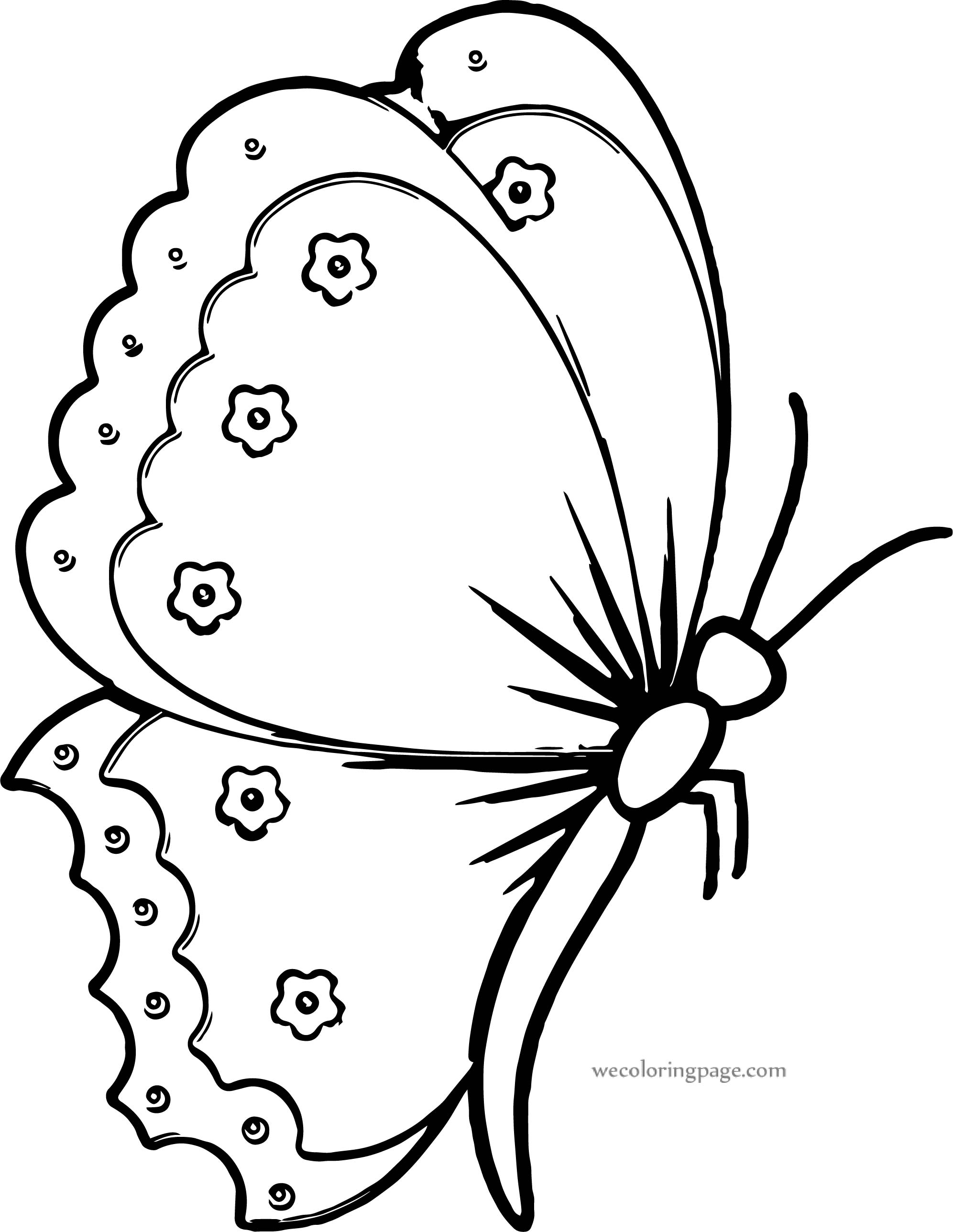 30 Free Butterfly Coloring Pages for Preschoolers Printable 20