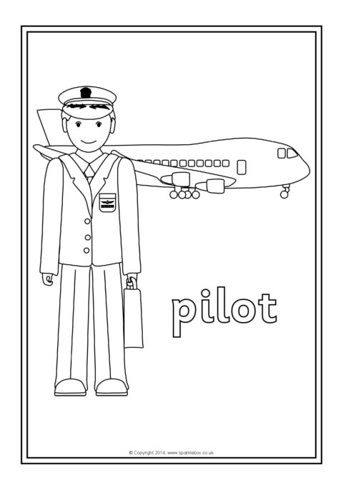 30 Free Career Coloring Pages Printable 13