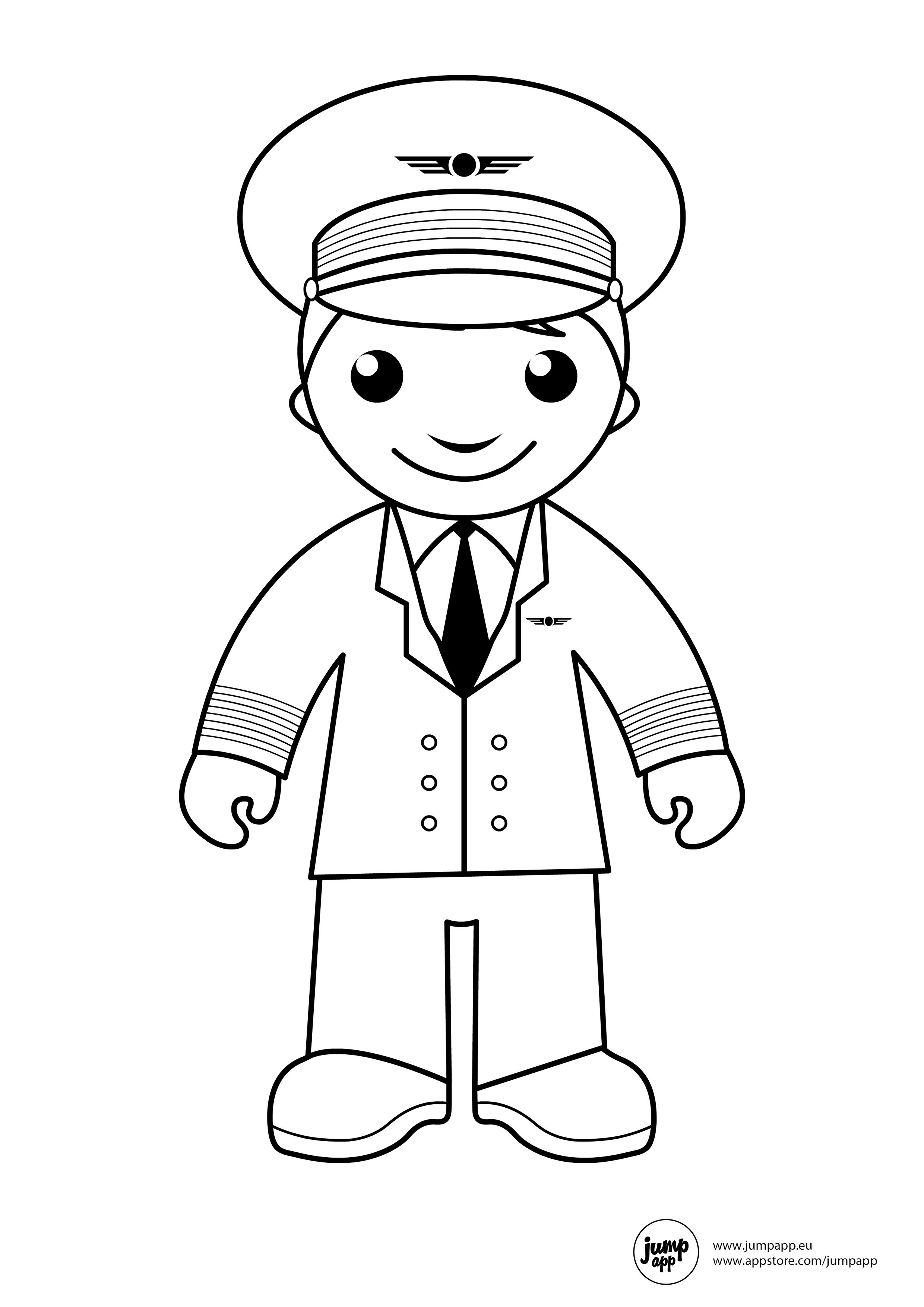 30 Free Career Coloring Pages Printable 20