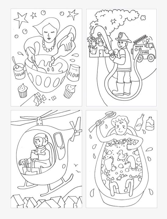 30 Free Career Coloring Pages Printable 21