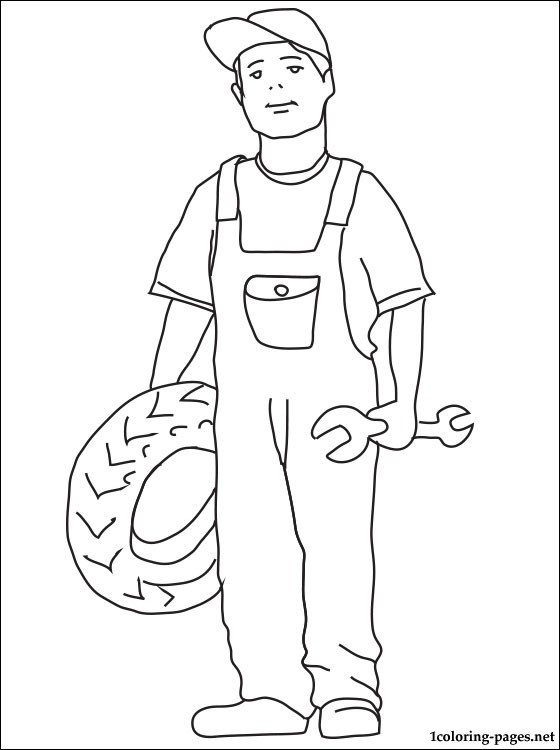 30 Free Career Coloring Pages Printable 25