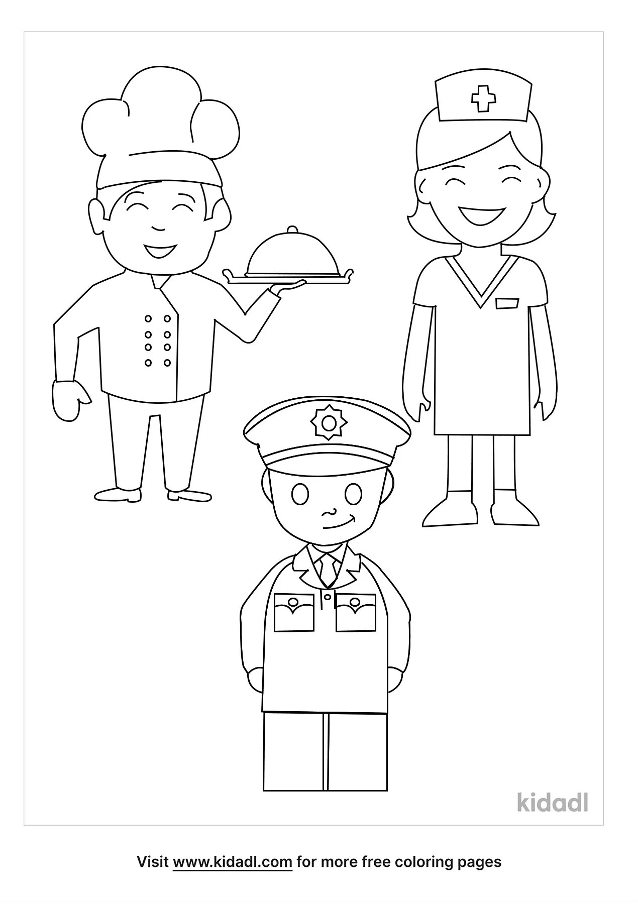 30 Free Career Coloring Pages Printable 31