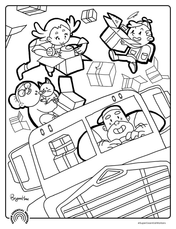 30 Free Career Coloring Pages Printable 9