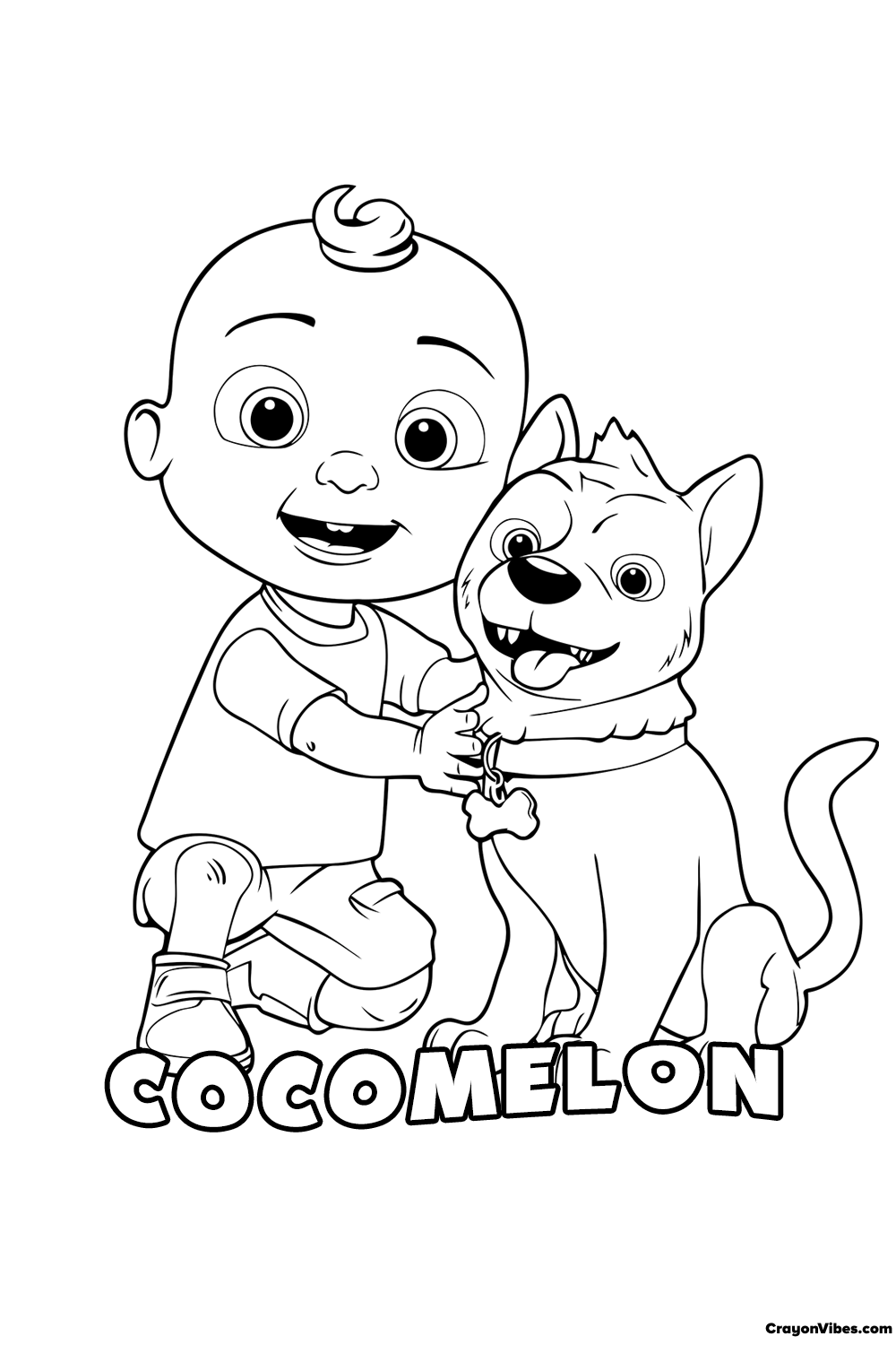 30 Free Printable Cocomelon Coloring Pages 12