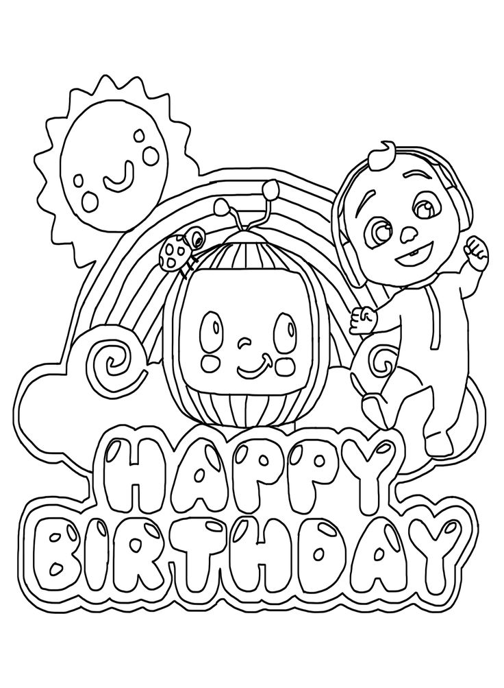 30 Free Printable Cocomelon Coloring Pages 14