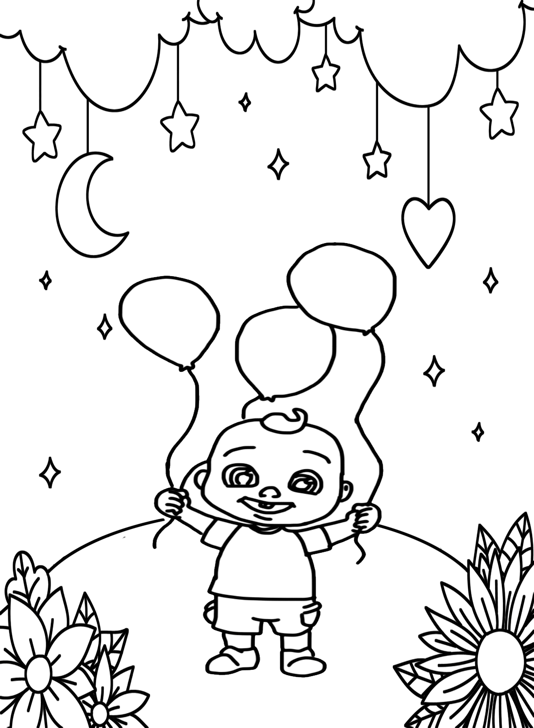 30 Free Printable Cocomelon Coloring Pages 17