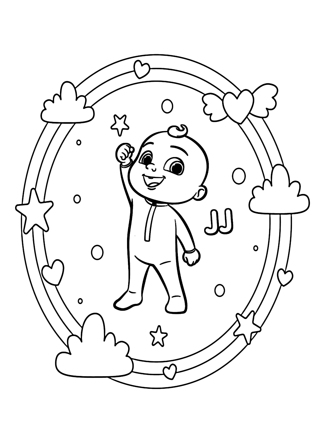 30 Free Printable Cocomelon Coloring Pages 23