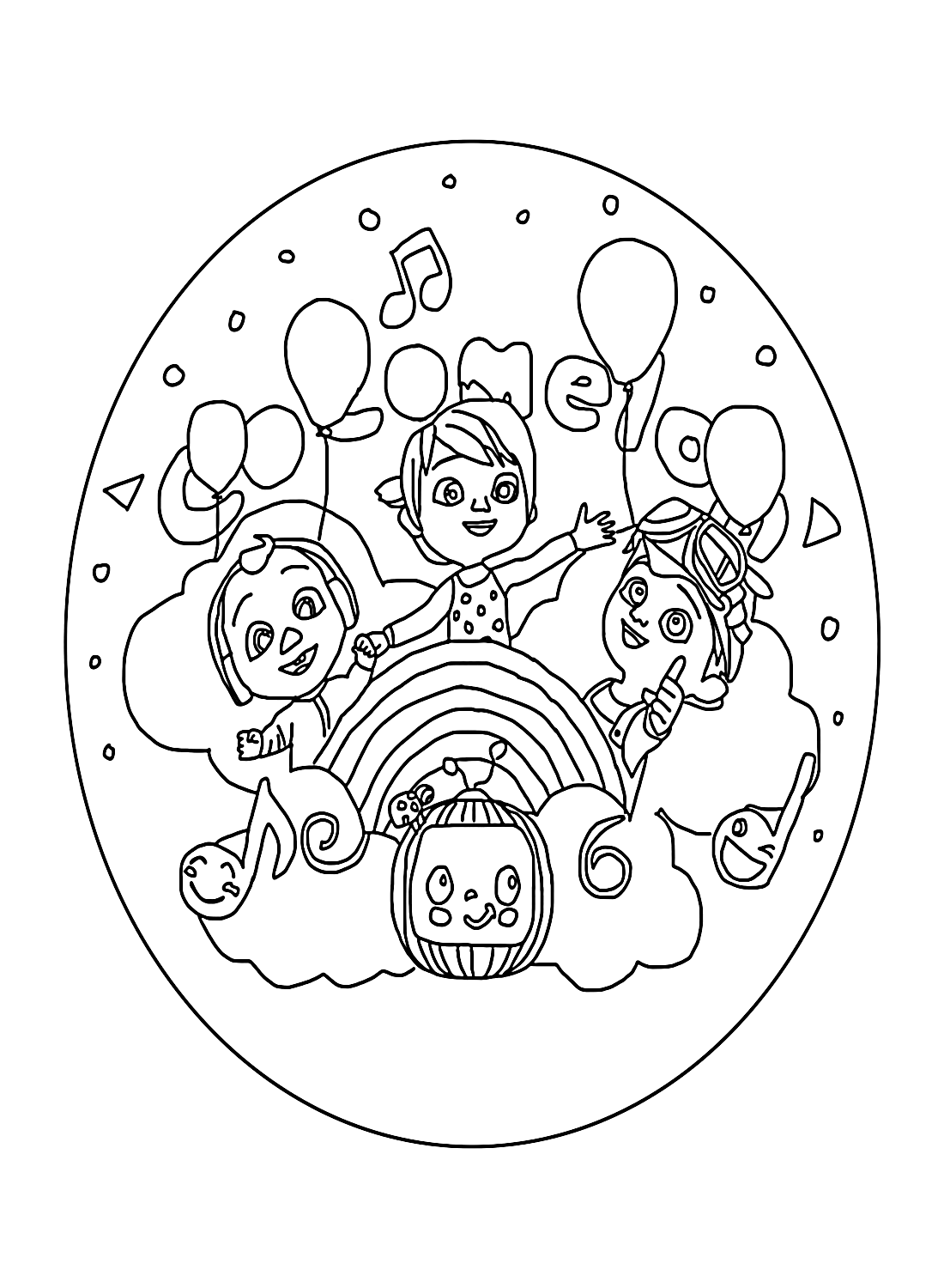 30 Free Printable Cocomelon Coloring Pages 7