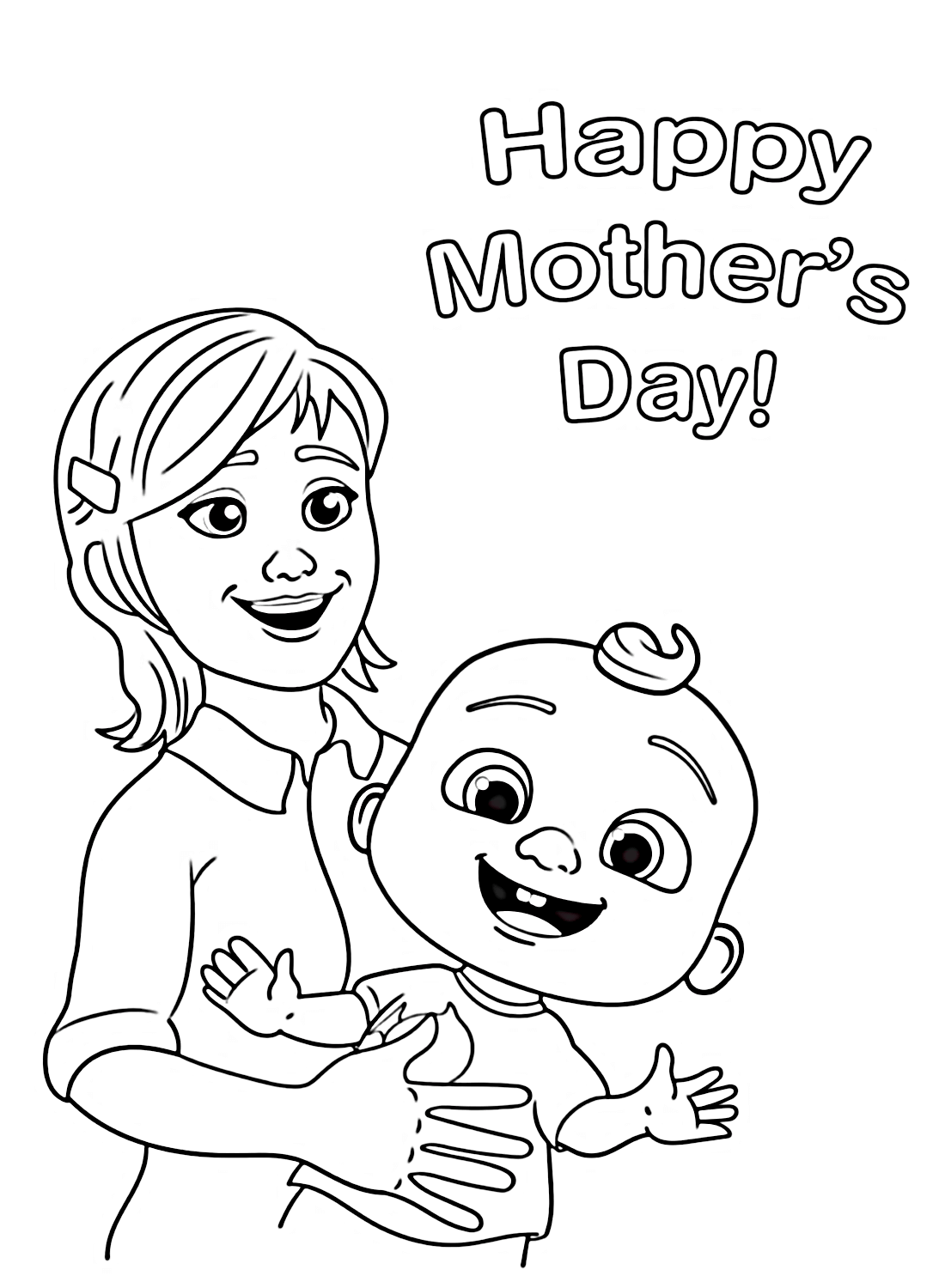 30 Free Printable Cocomelon Coloring Pages 8