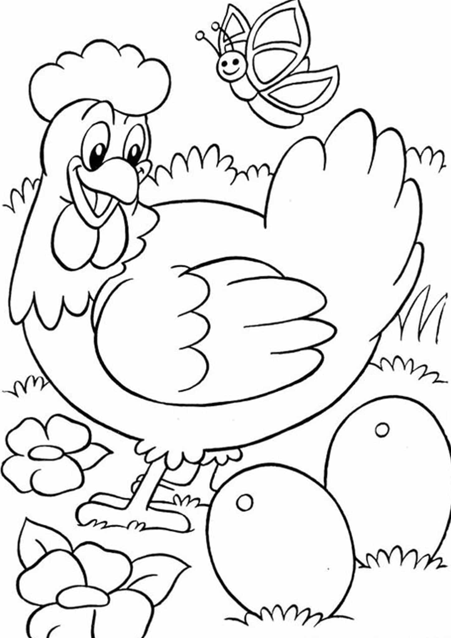 30 Fun Chicken Nugget Coloring Pages Printable 14