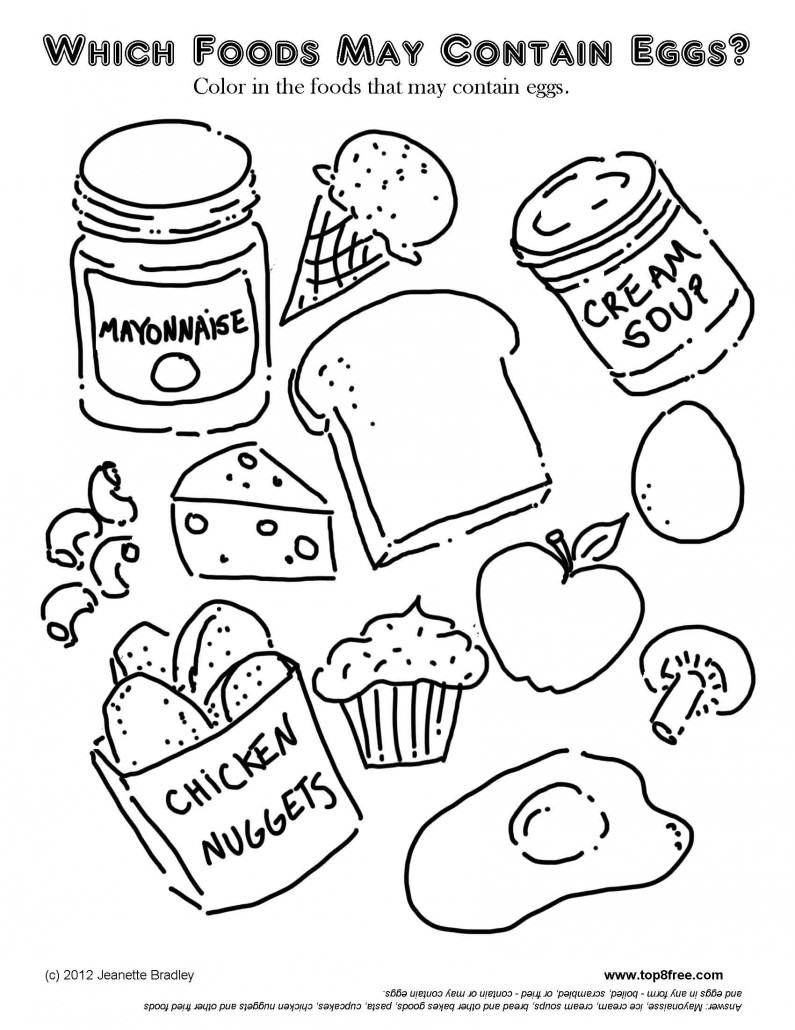 30 Fun Chicken Nugget Coloring Pages Printable 25