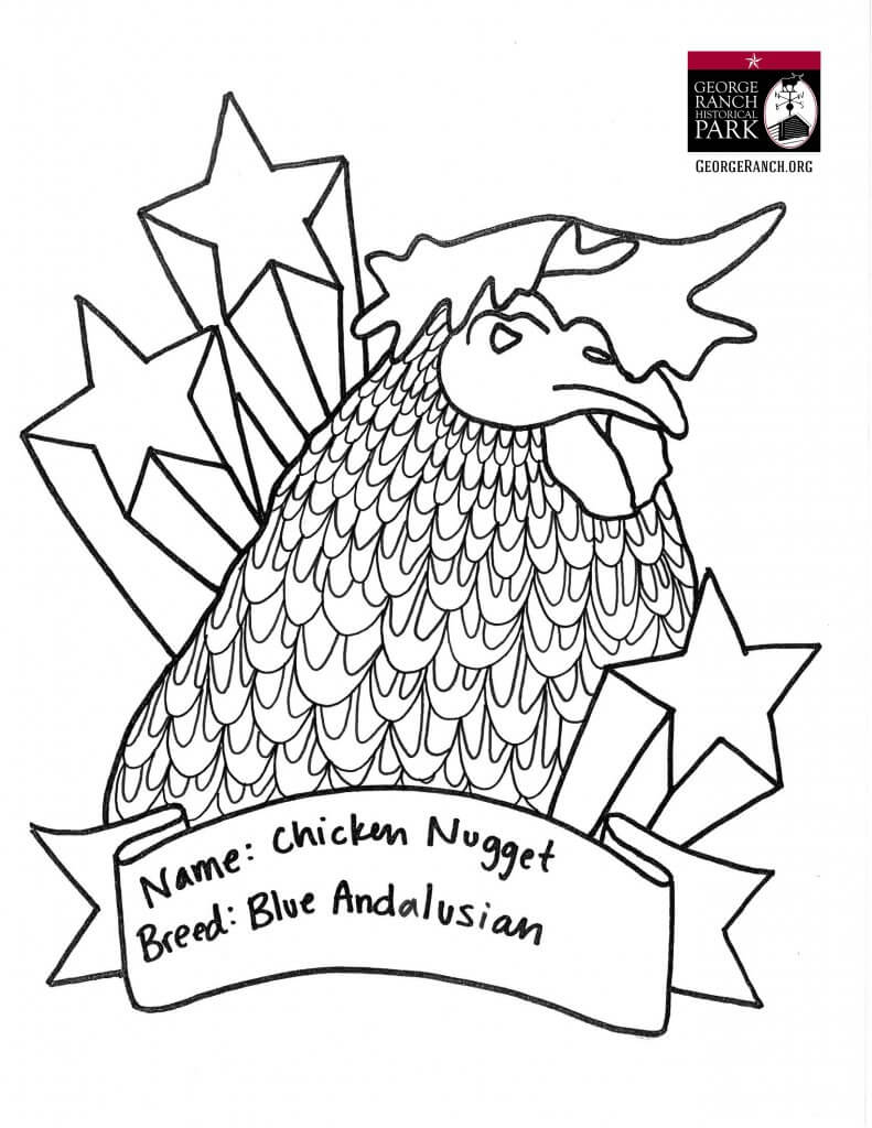 30 Fun Chicken Nugget Coloring Pages Printable 27